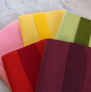 Double sided crepe paper 