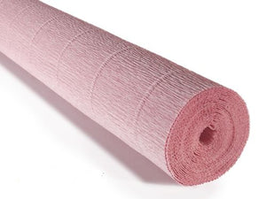 Italian Crepe Paper 180gms, Full roll 50cm x 250cm - Distant Drums Rose by Tiffanie Turner (17A3)