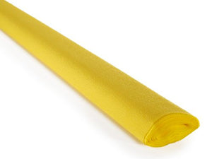 Italian Crepe Paper 60gms, Full roll 50cm x 250cm - Chick Yellow (292)