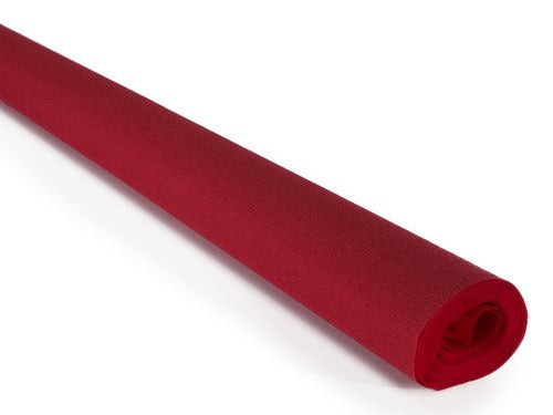 Italian Crepe Paper 60gms, Full roll 50cm x 250cm - Vivo Red (312)