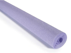 Italian Crepe Paper 90gms, Full roll 50cm x 150cm - Blue Purple (380)
