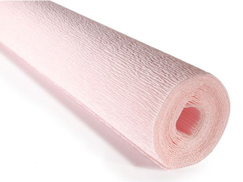 Italian Crepe Paper 180gms, Full roll 50cm x 250cm - Light Pink (569)