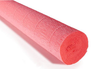 Italian Crepe Paper 140gms, Full roll 50cm x 250cm - Carnacino Pink (901)