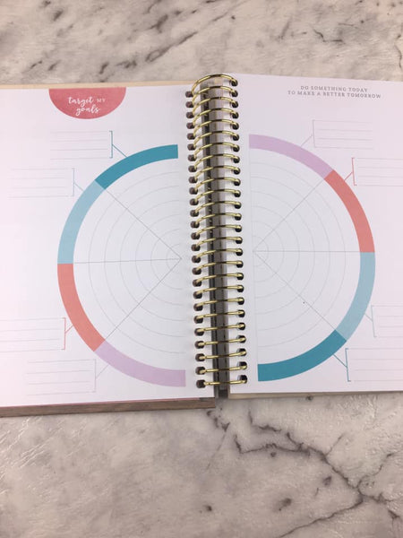 Recollections - Typewriter Mini Goal Hardcover Spiral Planner