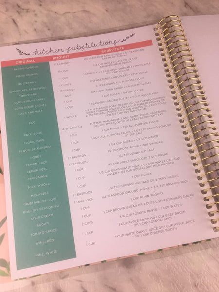 Recollections - Medium - Recipes Keepsake Spiral Planner