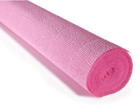 Italian Crepe Paper 140gms, Full roll 50cm x 250cm - Baby Pink (954)