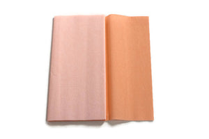 Gloria Doublette Crepe paper / Double sided crepe paper - Apricot & Light Apricot