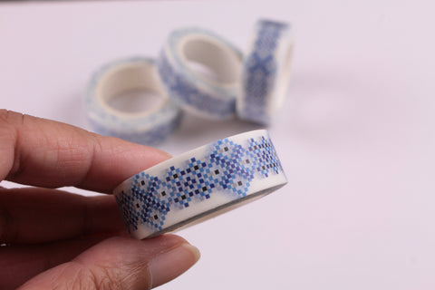 Blue Mosaic Washi Tape