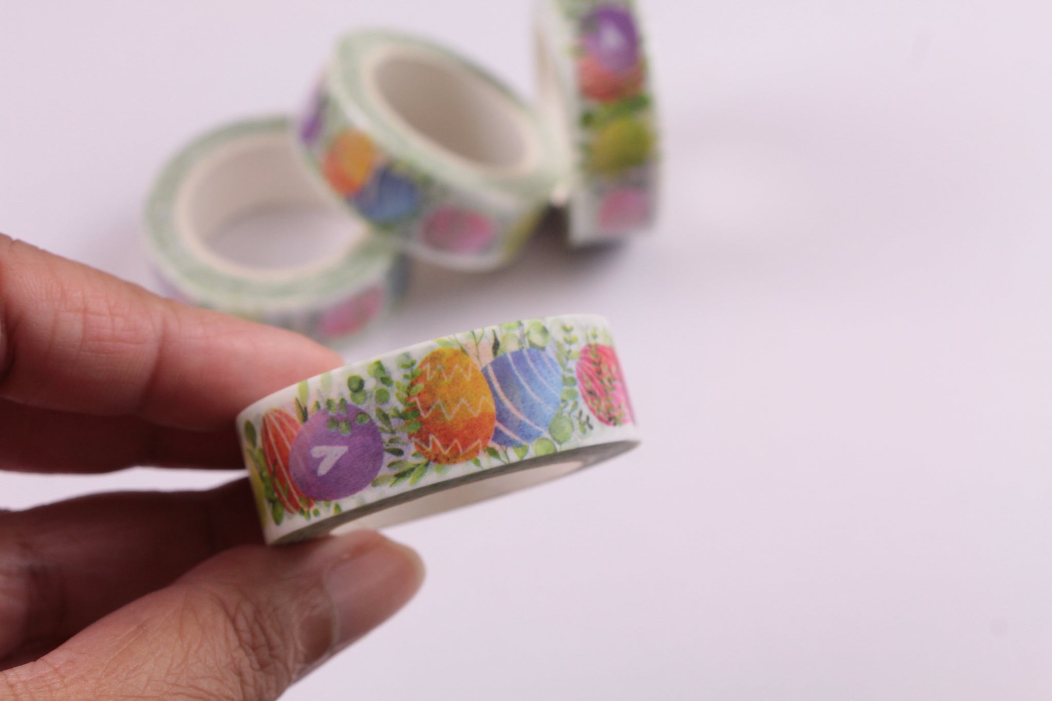 Bright and Colourful Easter Eggs Washi Tape