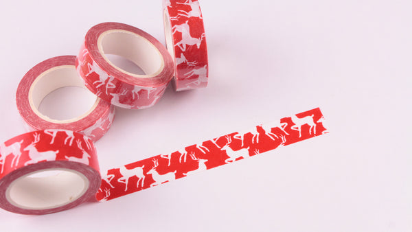 Christmas Reindeer washi tape