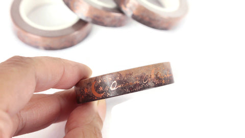 Rose Gold Foil Queen of Darkness Washi Tape