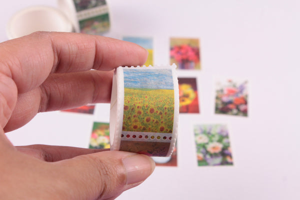 Floral Arrangement Stamps Washi Roll