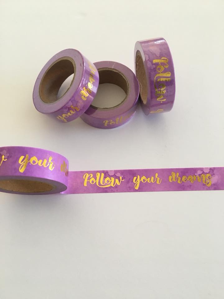 Gold Foil Quotes Washi Tape
