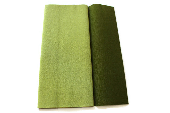 Gloria Doublette Crepe paper / Double sided crepe paper - Green Tea & Cypress