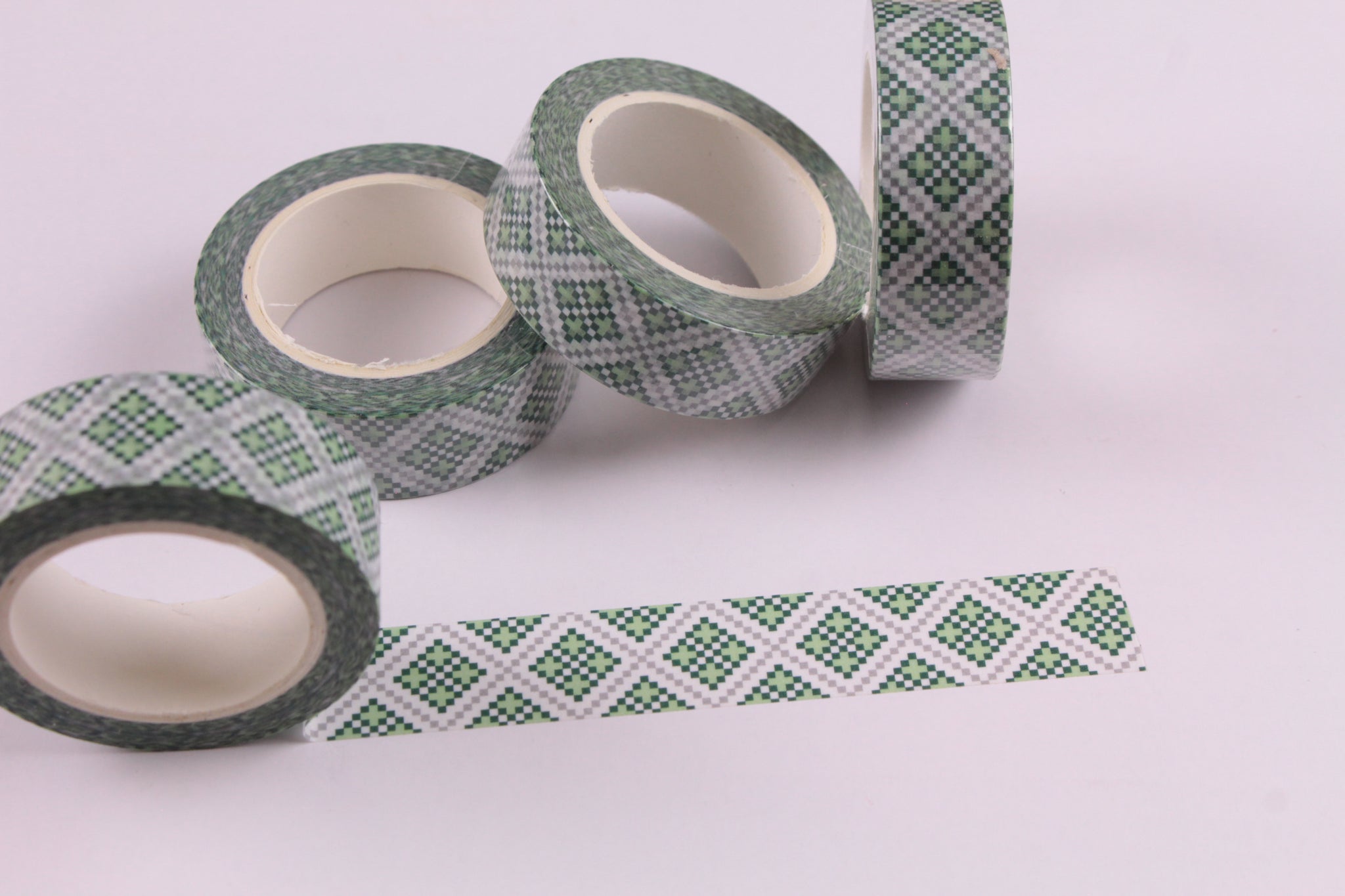 Green Mosaic Washi Tape