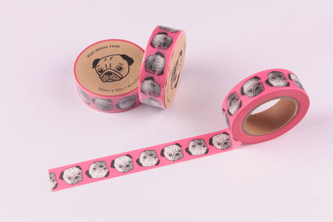 Pugs Washi Tape - Smarty Pants Paper Co.