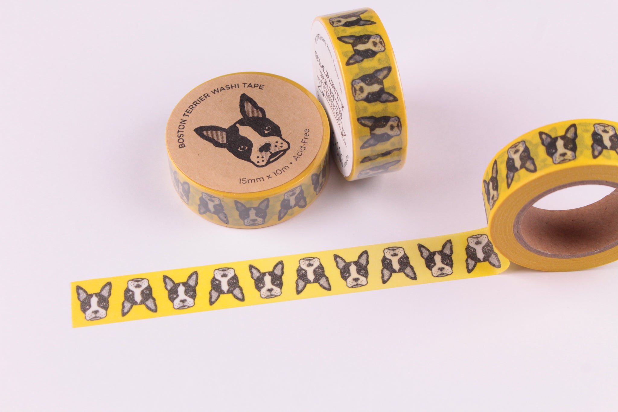 Boston Terrier Washi Tape - Smarty Pants Paper Co.