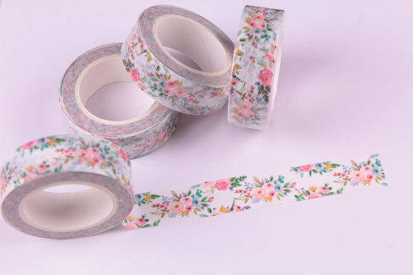 Delicate Floral Washi Tape
