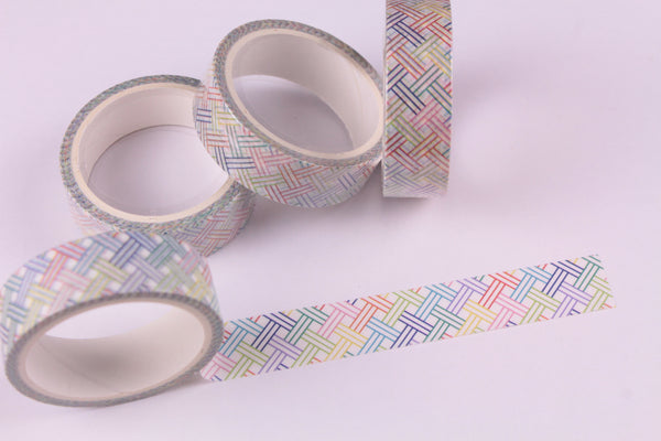 Rainbow Weave Washi Tape