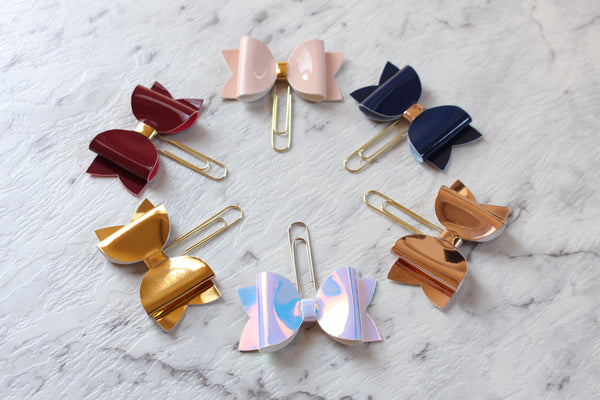 Patent Planner Bow Clip
