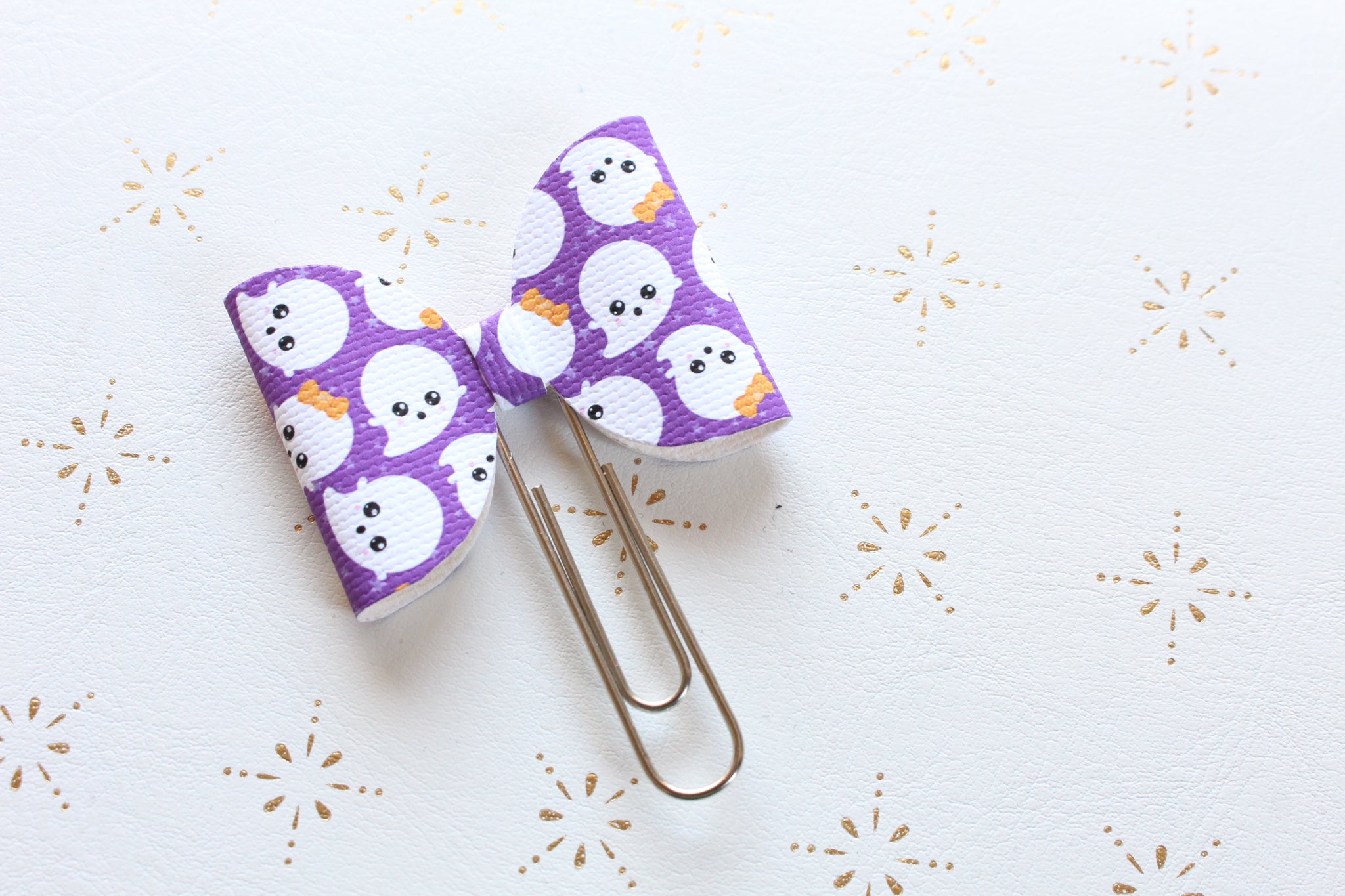 Cute little ghosts Planner bow Clip