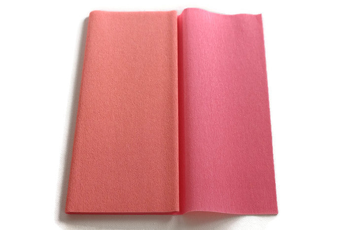 Gloria Doublette Crepe paper / Double sided crepe paper - Light Rose & Pink