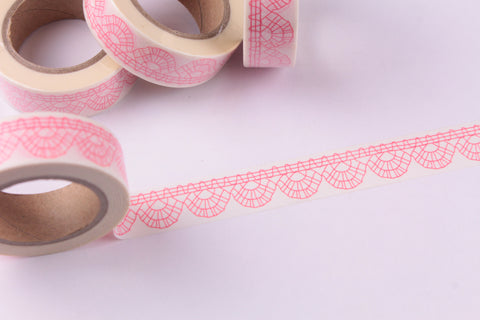 Pink Scallops Washi tape