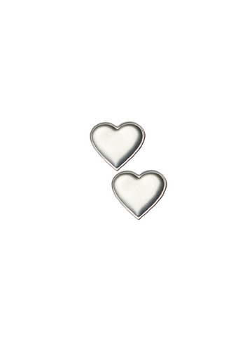 OliDots - Platinum Hearts - Set of 2 Dots