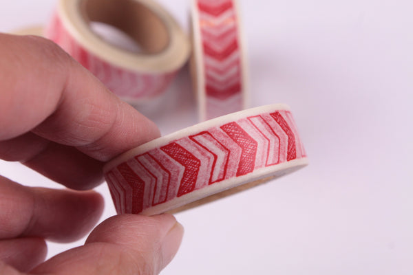 Red and White Arrows Washi tape