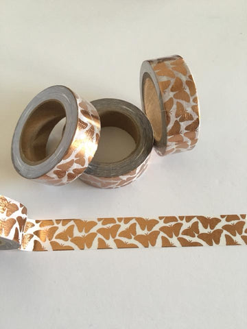 Rose Gold Foil Butterfly Washi tape