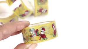 Wide Santa Claus washi tape, 20mm washi tape