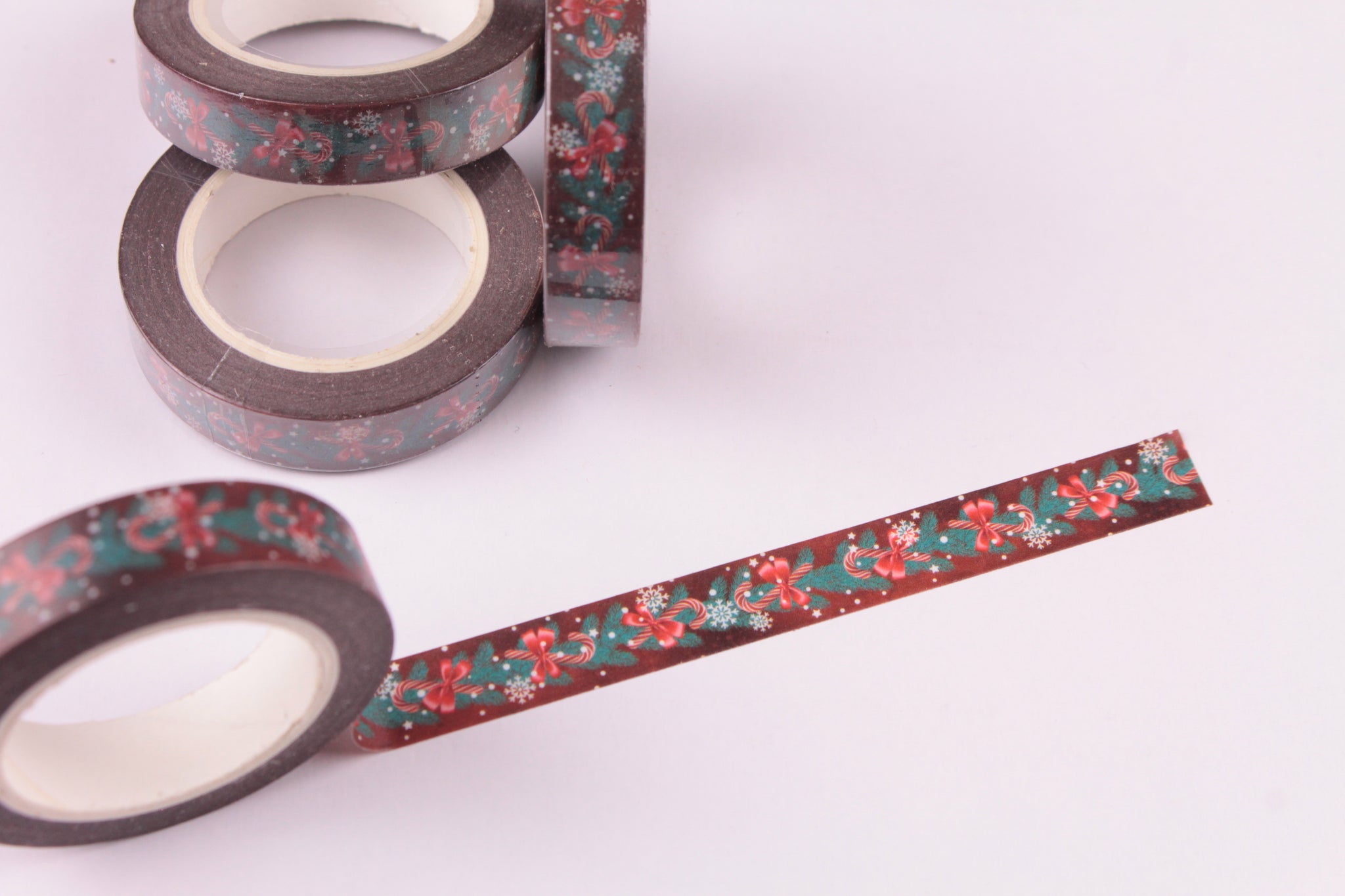 Skinny Christmas Boughs and Candy Canes Washi Tape