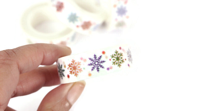 Snowflakes washi tape