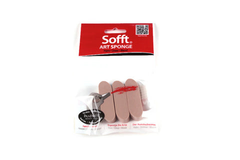 Sofft Tools - Round Bar Sponge (Set of 3)