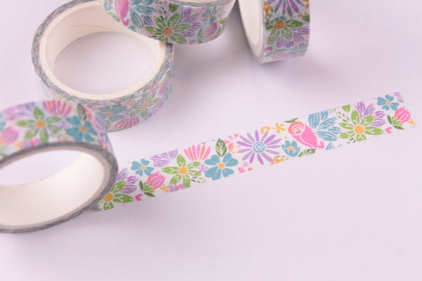 Tropical Vibes Floral Washi Tape